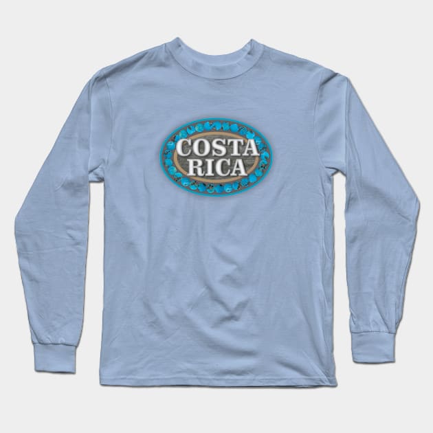 Costa Rica Long Sleeve T-Shirt by Dale Preston Design